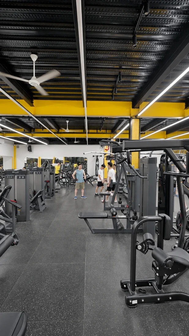 Không gian máy tập tại Dũng Gym Fitness 3 An Dương